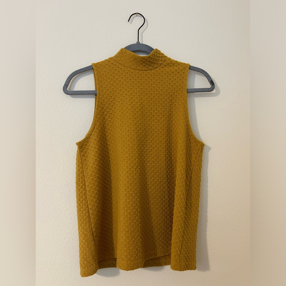 High neck professional shirt | Golden Yellow | Size small